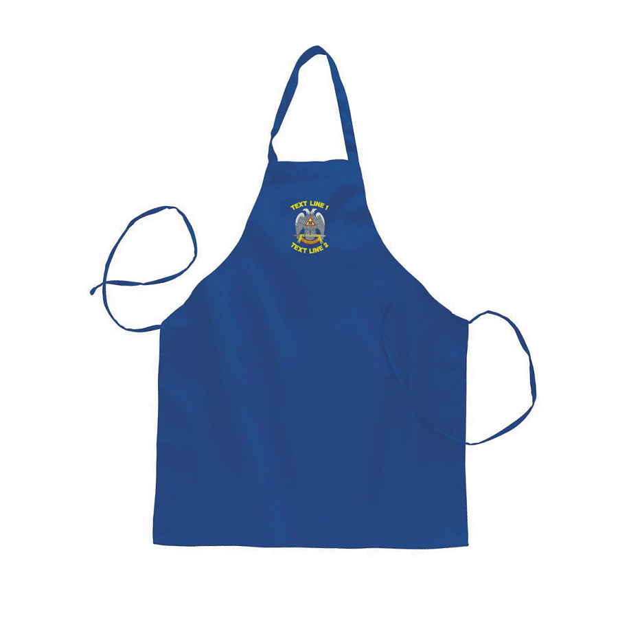 Scottish Rite Butcher Apron (image for) Scottish Rite Butcher Apron